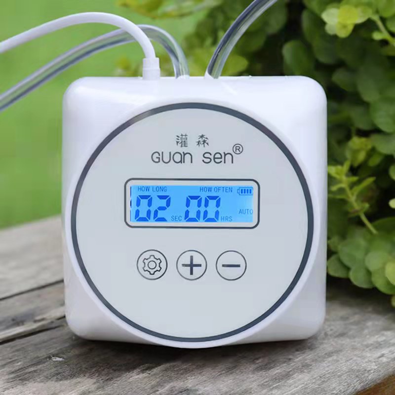 Smart Garden Tower - ปั๊มน้ำหยดอัจฉริยะระบบตั้งเวลารดน้ำต้นไม้ในสวนตัวควบคุมการจ่ายน้ำอัตโนมัติ