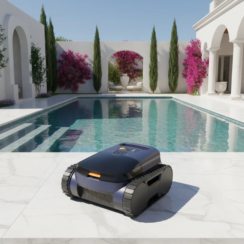 Smart Gardening - หุ่นยนต์ทำความสะอาดสระว่ายน้ำไร้สาย Airo พร้อมระบบนำทางอัจฉริยะ AI ปีนผนังอัตโนมัติ คุณภาพสูง