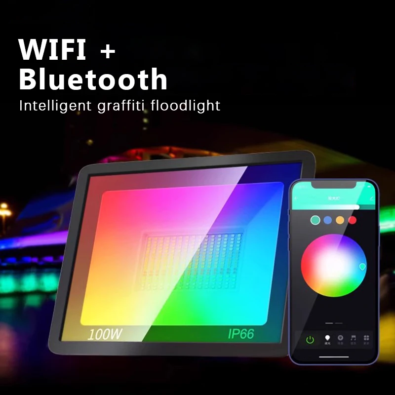RGB TUYA Floodlight สมาร์ท APP - Smart Garden Drawing บทวิจารณ์และราคา