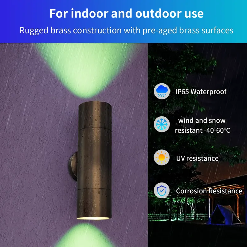 โคมไฟติดผนัง LED สำหรับภายนอกอ - Smart Gardening บทวิจารณ์และราคา