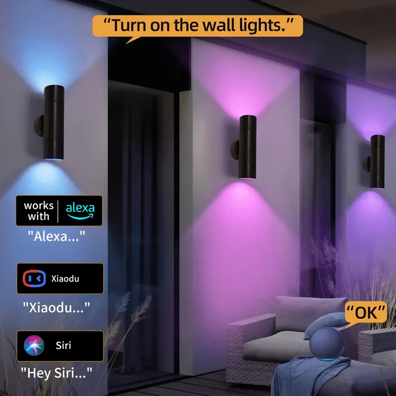 โคมไฟติดผนัง LED สำหรับภายนอกอ - Smart Gardening บทวิจารณ์และราคา