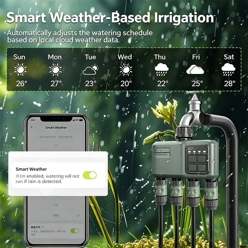 ระบบรดน้ำต้นไม้อัตโนมัติพร้อมต - Smart Garden Tower บทวิจารณ์และราคา