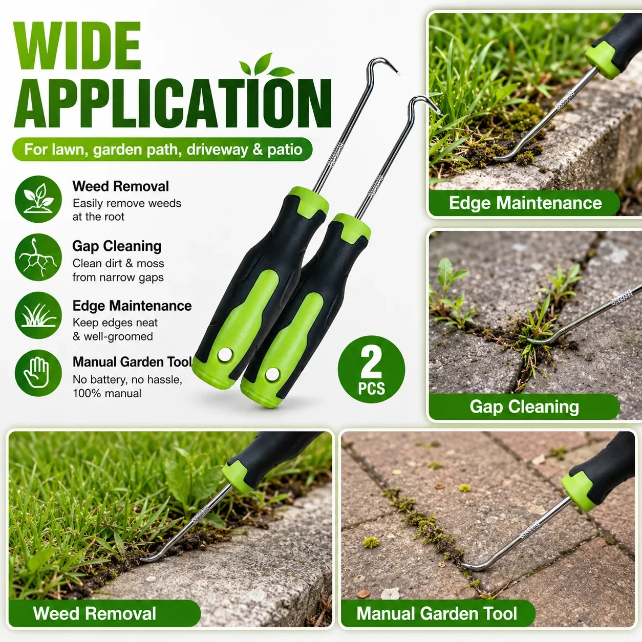 เครื่องมือถอนวัชพืชแบบใช้มือ 2 - Smart Garden Edging บทวิจารณ์และราคา