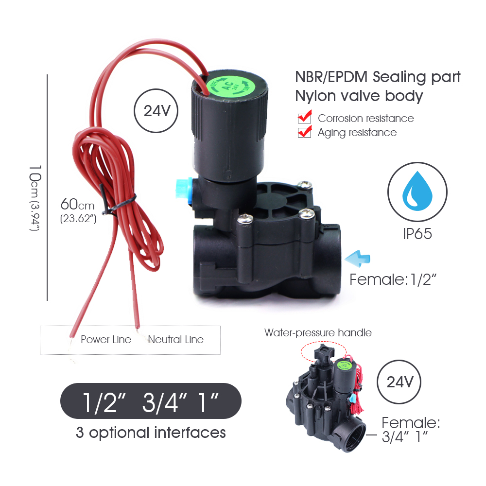 สวนท่อโซลินอยด์วาล์วController - Smart Garden Accessories บทวิจารณ์และราคา